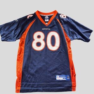 Vintage NFL Denver Broncos Reebok Rod Smith Jersey #80 Youth Large